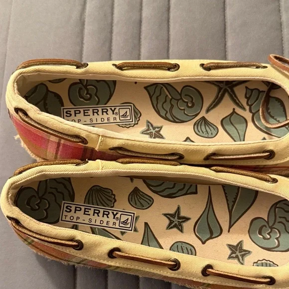 Sperry Multicolor boat Plaid Flats - Picture 3 of 8